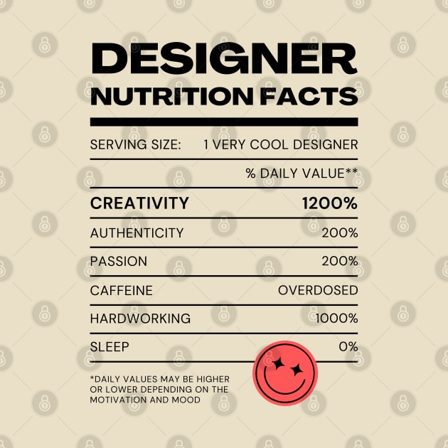 Designer Nutrition Facts by BloomInOctober