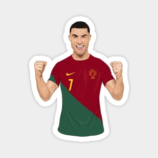 Cristiano Ronaldo Portugal World Cup 2022 Magnet