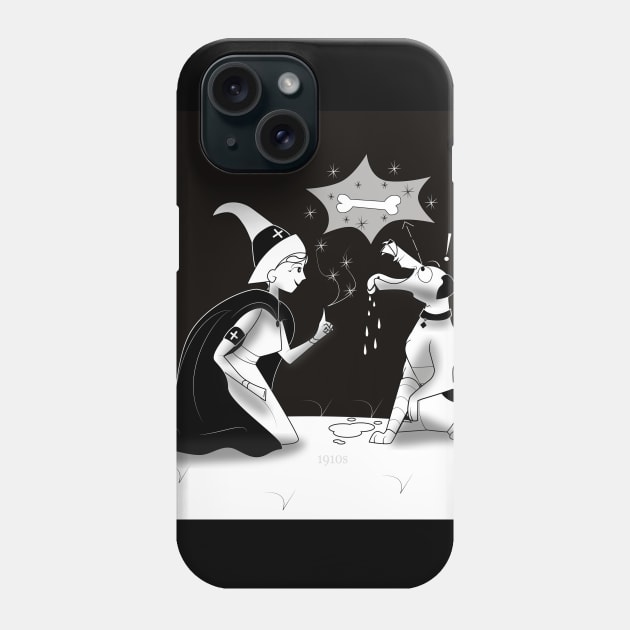 1910s WWI Nurse Witch Phone Case by Fad-Artwork