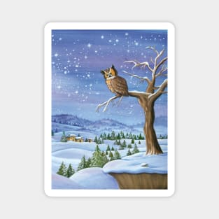 Winter landscape Magnet