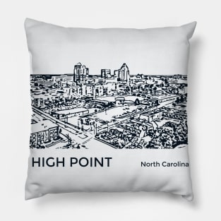 High Point North Carolina Pillow