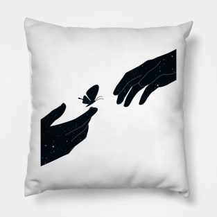 Space Butterfly Pillow