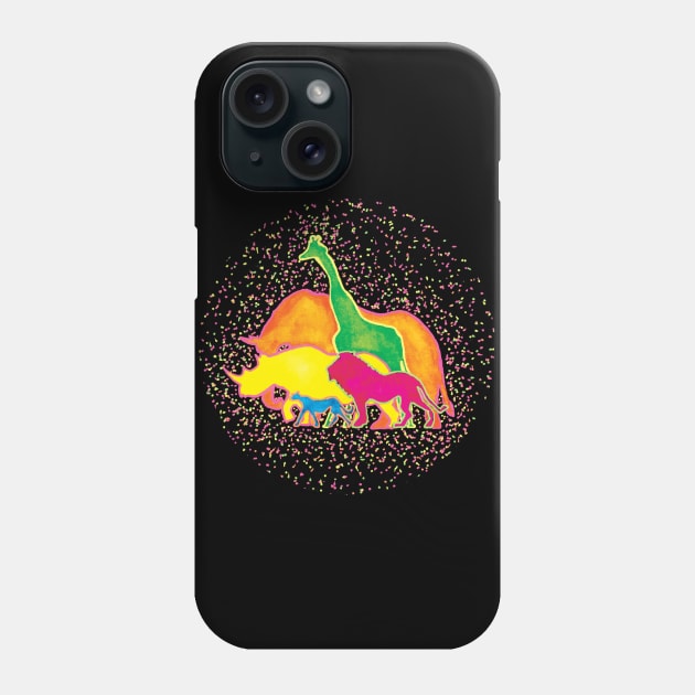 Party Animals Phone Case by mpflies2