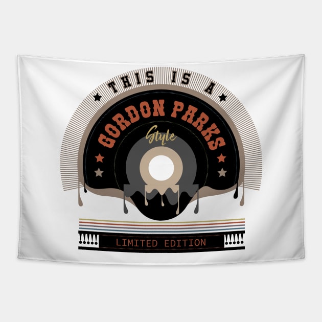 Gordon Parks Name Style Tapestry by Suryaraj