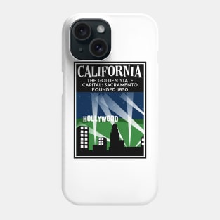 California Travel Sacramento Los Angeles San Francisco San Diego Northern Phone Case