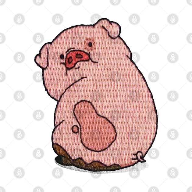 Embroidered Waddles by NeedlePig