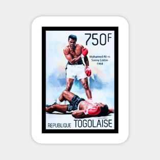 Muhammad Ali Postage Stamp Magnet