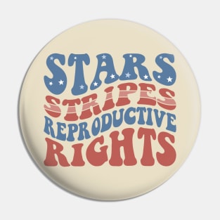 Stars Stripes Reproductive Rights Pin