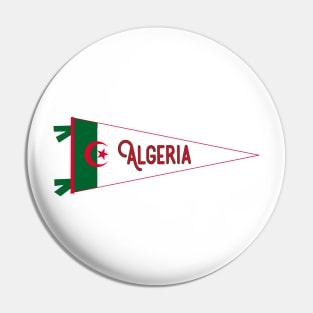 Algeria Flag Pennant Pin