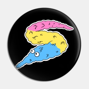 Pansexual worm Pin