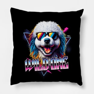 Wild One Puli Dog Pillow