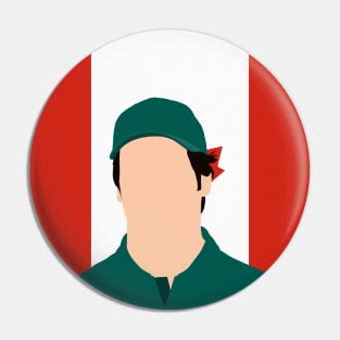 Lance Stroll Face Art - Flag Edition Pin