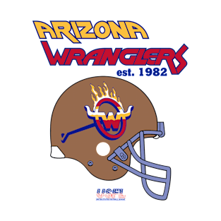 Arizona Wranglers Helmet T-Shirt