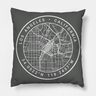 Los Angeles Map Pillow