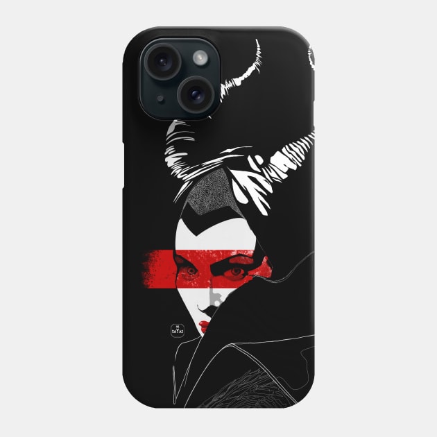 Maleficent Phone Case by MrZayas.ART