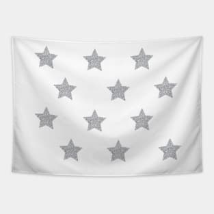 stars silver glitter pack Tapestry