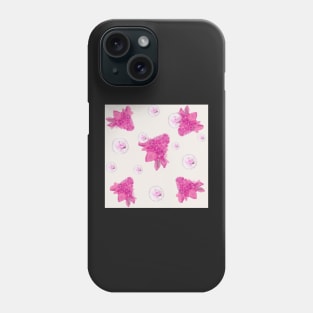 Tropical pink torch Ginger and dandelion pattern Phone Case