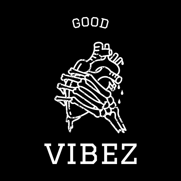 Good vibez heart  - Good Vibes by Baldodesign LLC.