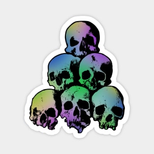 Pile of skulls Magnet