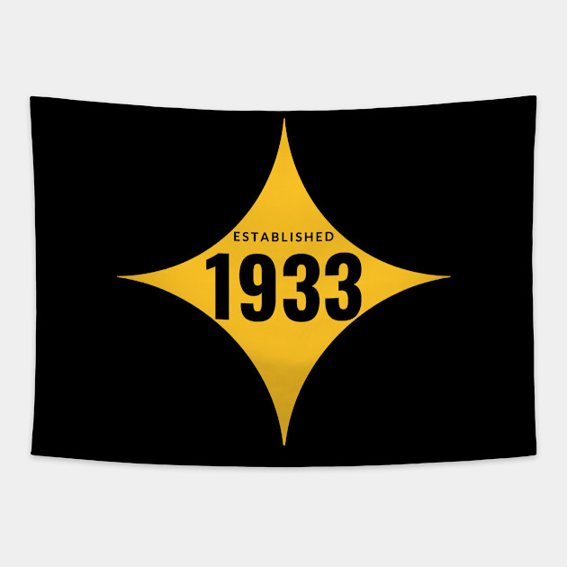 Pittsburgh Steelers Established 1933 Shirts Stickers Steelers Tapestry Teepublic Au