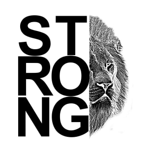 lion design strong T-Shirt