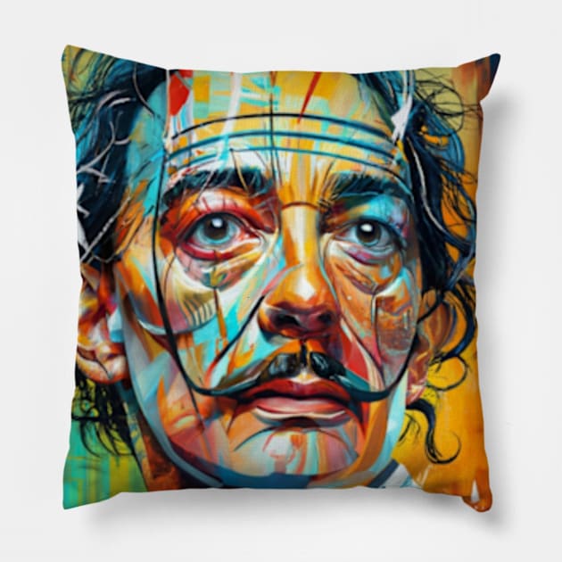 dali art Pillow by Mailson