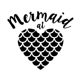 Mermaid at Hearts T-Shirt