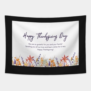 Happy Thanksgiving Card - 13 Tapestry