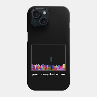 Funny Tetris Design - You complete me - Valentine's Day Gift Phone Case