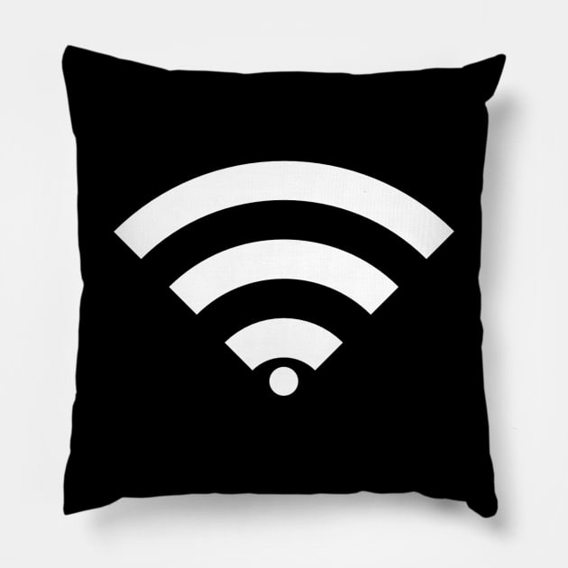 Wifi icon design. Vector Illustration. Pillow by AraDesign