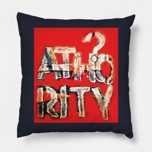 Question Authority Pillow