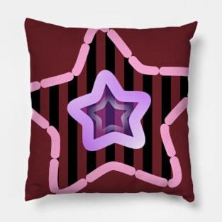 Striped Star Pillow