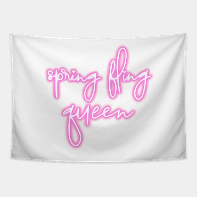 Mean Girls Spring Fling Queen Tapestry by Asilynn