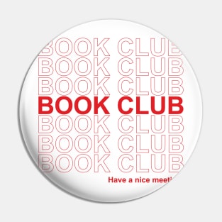 Book Club Pin