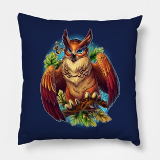 Oak Tree Owl Pillow