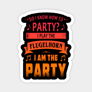 Flugelhorn Player party Magnet