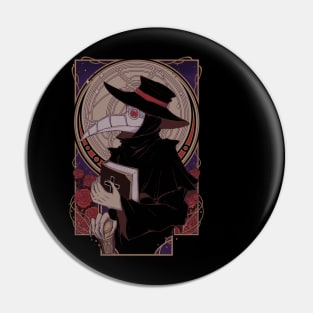 Dark Plague Doctor Pin