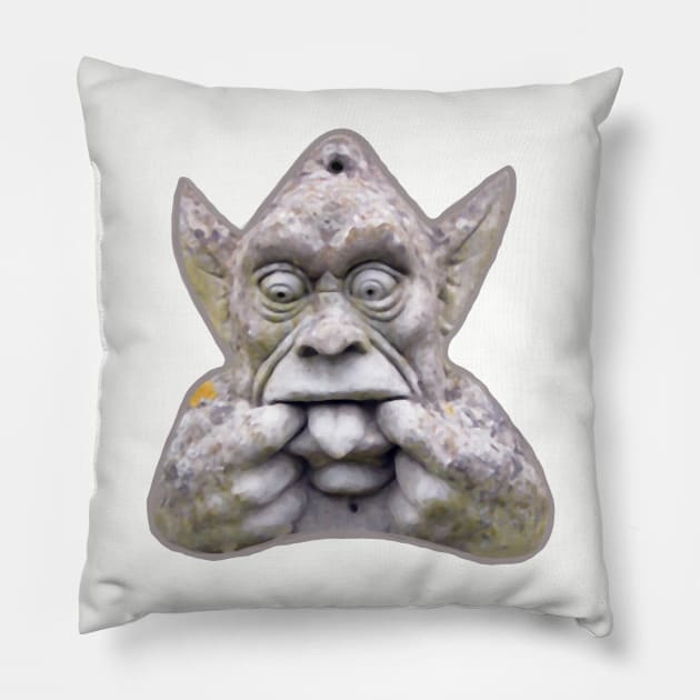 Sassy Gargoyle Pillow by Betty500_B