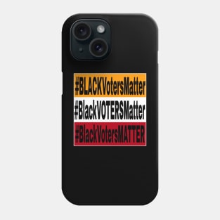 Black Voters Matter - Multicolored - Back Phone Case