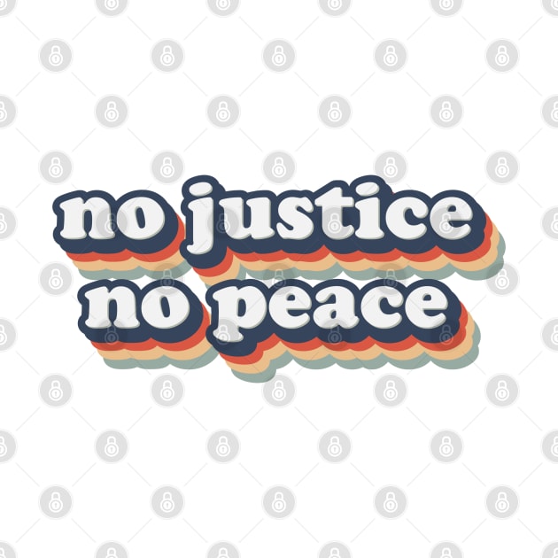 No Justice No Peace BLM 2020 by CloudWalkerDesigns