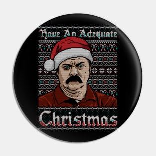 Adequate Christmas Pin