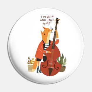 jazzy fox Pin