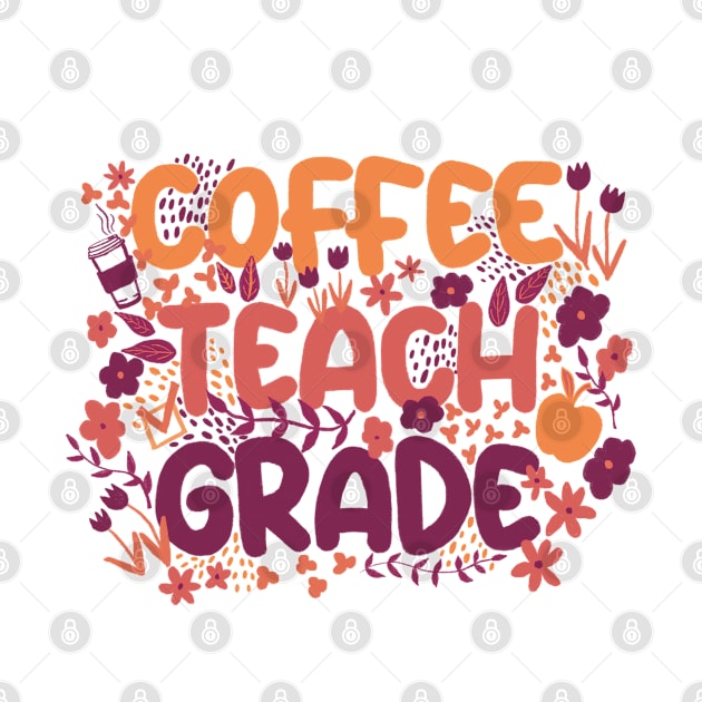 Coffee Teach Grade in Orange by Booneb