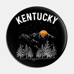 Vintage Retro Kentucky State Pin