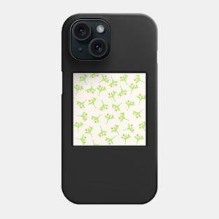 Pattern with Simple Flowers Phone Case