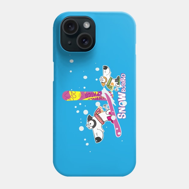 SNOWboard Phone Case by DWG