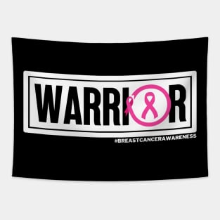 Warrior - Breast cancer awareness Tapestry