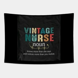 Vintage nurse noun Tapestry