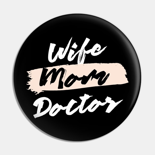 Cute Wife Mom Doctor Gift Idea Pin by BetterManufaktur