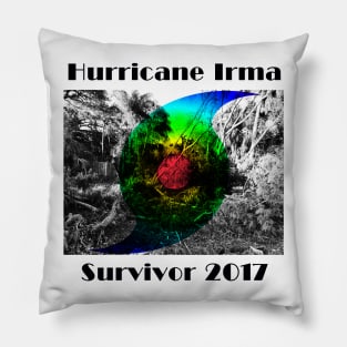 Hurricane Irma Survivor 2017 Pillow